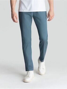 Birddogs Stretch Khakis Slim Fit Steel Blue Golf Tech Pants 40x30